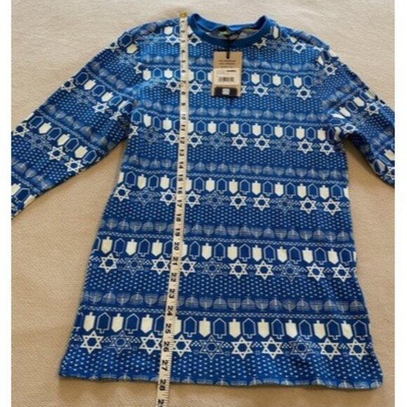 Chubbies The Funukkah Hanukkah Waffle Pajama Shirt Sleep Slim Fit Men’s Medium - Picture 4 of 8